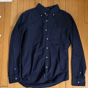 American Eagle Outfitters Dark Blue Casual Shirt